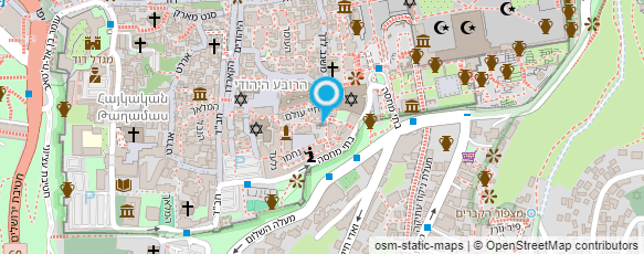 מפת הגעה אל סלט אקספרס ירושלים