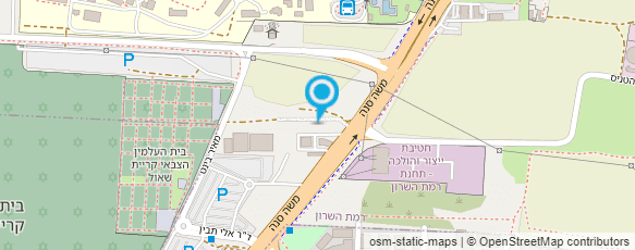 מפת הגעה אל צהלה בית האוכל המוכן