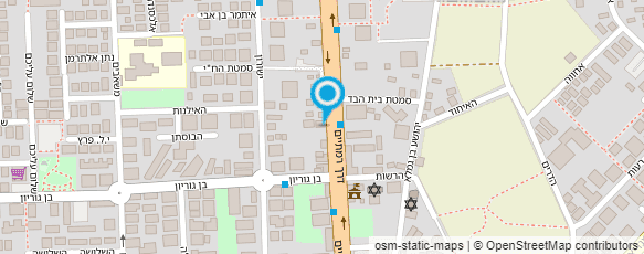 מפת הגעה אל גולדה גלידה