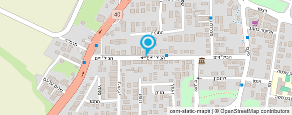 מפת הגעה אל אבו הלל