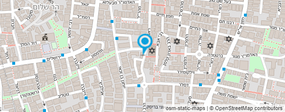 מפת הגעה אל מסעדת הלל