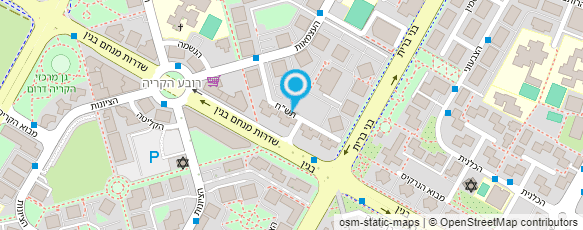 מפת הגעה אל א. בורגרים אשדוד