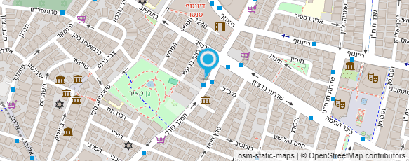 מפת הגעה אל גודנס מסעדה טבעונית