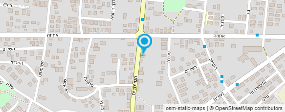 מפת הגעה אל הסולם - קפה אוכל