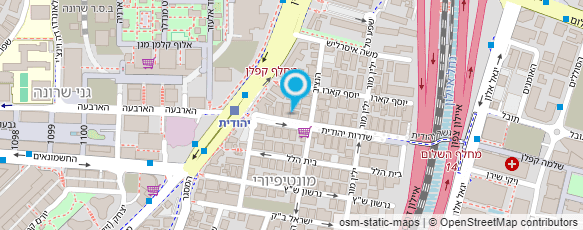 מפת הגעה אל אמנון ותמר-מטבח ישראלי