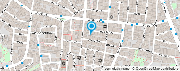 מפת הגעה אל קלינאית תקשורת הדר שינקר .M.A