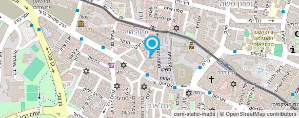 מפת הגעה אל חומוס הנמר ירושלים