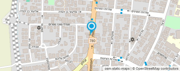 מפת הגעה אל רותה אוכל של בית