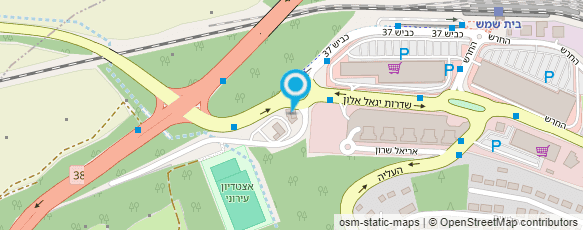 מפת הגעה אל חומוס אליהו בית שמש