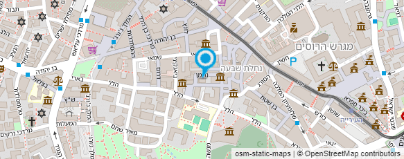 מפת הגעה אל מסעדת נחמן