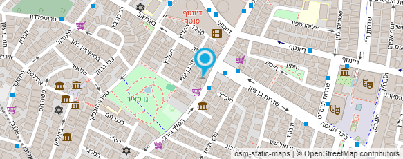 מפת הגעה אל פיצה כמעט חינם