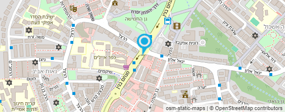 מפת הגעה אל The Blue Cow קצביה