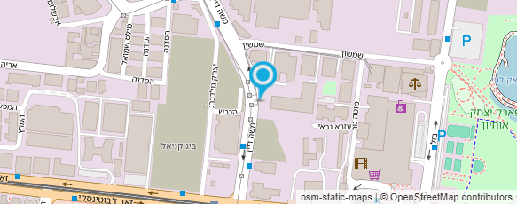 מפת הגעה אל משרד עורכי דין - רושאל צולפייב