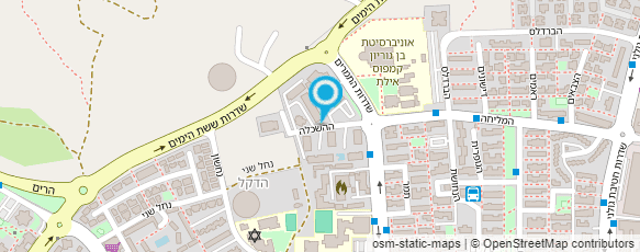 מפת הגעה אל פיצה אלמוג