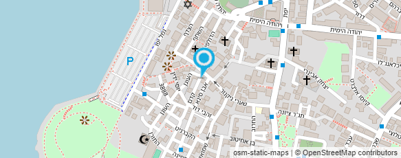 מפת הגעה אל מסעדת הורדים והים-Ward Yafa