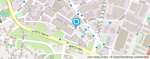 מפת הגעה אל ע.א  אביזרי רכב