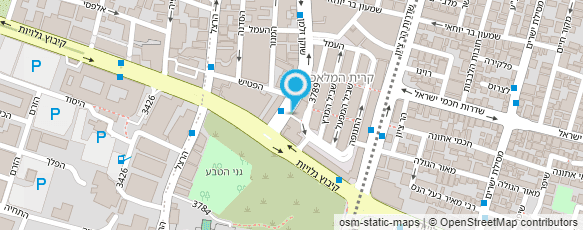 מפת הגעה אל המסעדה של גיטה