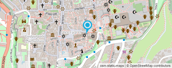 מפת הגעה אל ברית יעקב - ברית מילה ברוגע ובשמחה