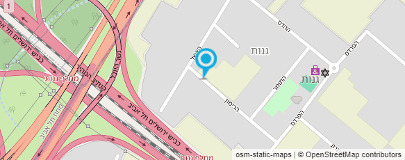 מפת הגעה אל המחסן המרכזי לתשמישי קדושה