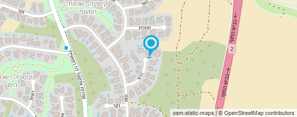 מפת הגעה אל פיצה פנטיני