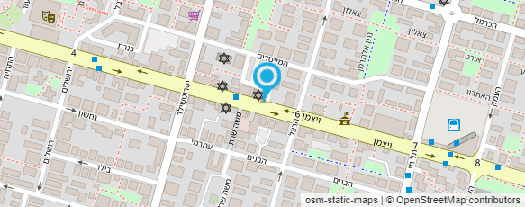 מפת הגעה אל חצר  השוק