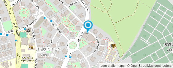 מפת הגעה אל גלידריה פוצטי POZZETTI