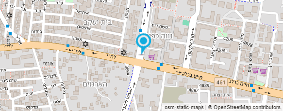 מפת הגעה אל גולדה יד אליהו