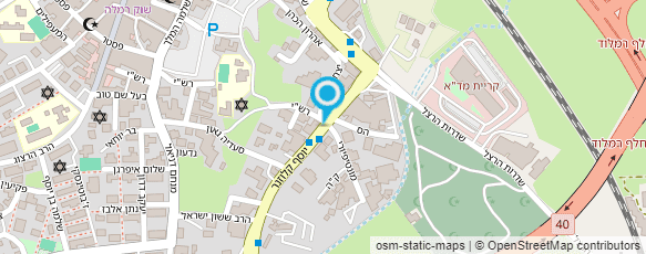 מפת הגעה אל אשר ויוסף