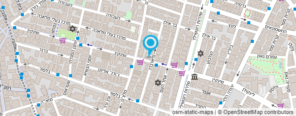 מפת הגעה אל פיצה יואב pizza yoav