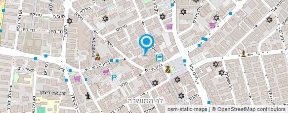 מפת הגעה אל הסביח והשניצל