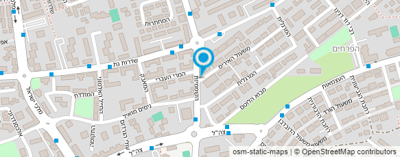 מפת הגעה אל פיצה שרל'ה