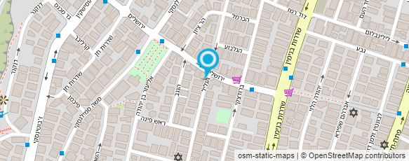 מפת הגעה אל מרפאות וטרינריות פרידמן והראל