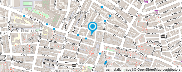 מפת הגעה אל צ'יפס גאולה