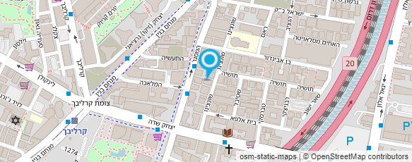 מפת הגעה אל מסעדת שף איטלקית