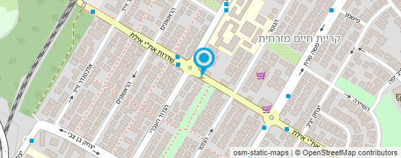 מפת הגעה אל השווארמה של גדי