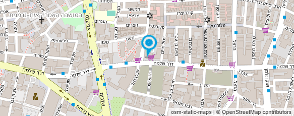 מפת הגעה אל פיצה ברק'ה תל אביב