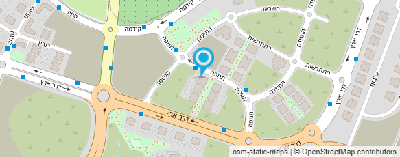 מפת הגעה אל בולדוג- טוסט נקניק