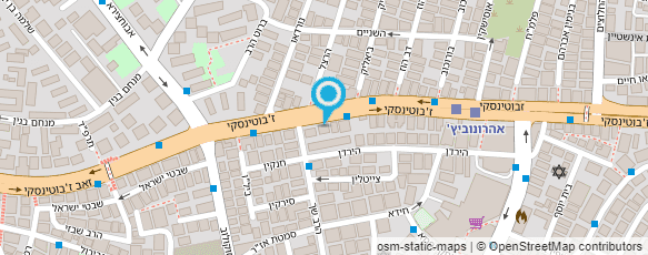 מפת הגעה אל פיצה בני ברק