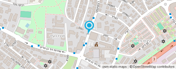 מפת הגעה אל מאסטר טוסט