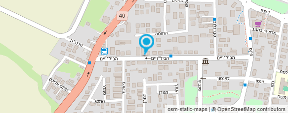 מפת הגעה אל בית טבע ארז - משלוחים עד הבית