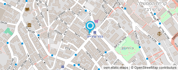 מפת הגעה אל אמריקן פיצה הדר