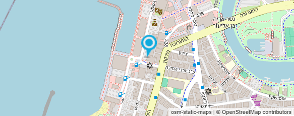 מפת הגעה אל קפה קפה נמל תל אביב