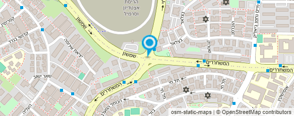 מפת הגעה אל קפה אלנבי