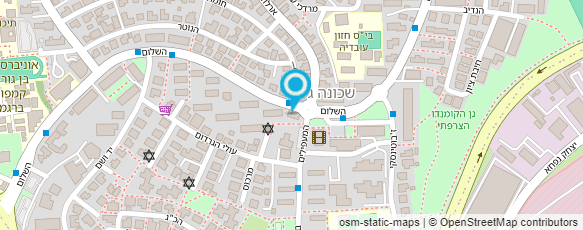 מפת הגעה אל הפלאפל הירוק - סניף השלום