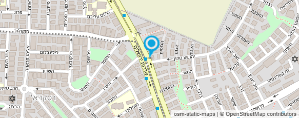 מפת הגעה אל פיצה על האבן