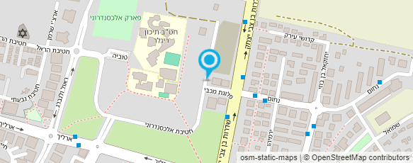 מפת הגעה אל פיצריה אריאל  - נתניה