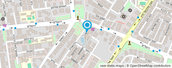 מפת הגעה אל קפה אסף