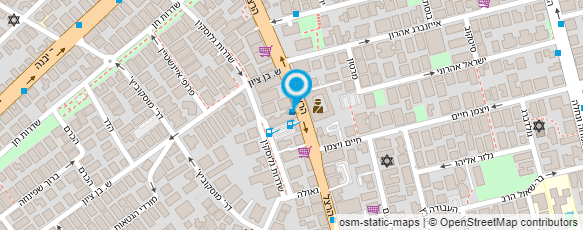 מפת הגעה אל פיצה עגבניה