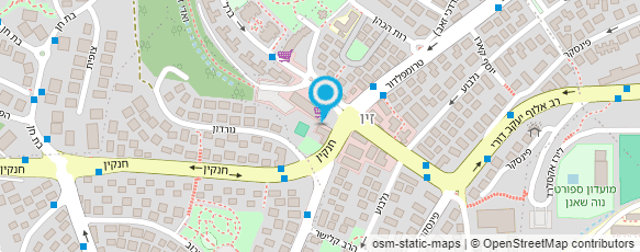 מפת הגעה אל צ'יצ'ו בר אוכל מרוקאי,נווה שאנן