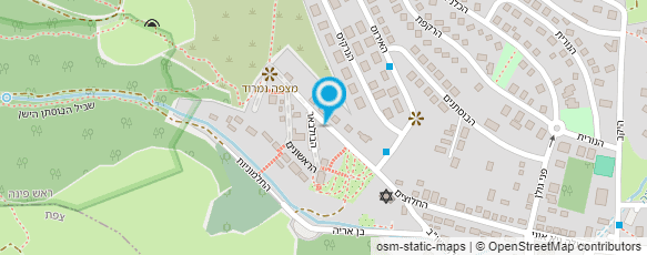 מפת הגעה אל פינה בראש